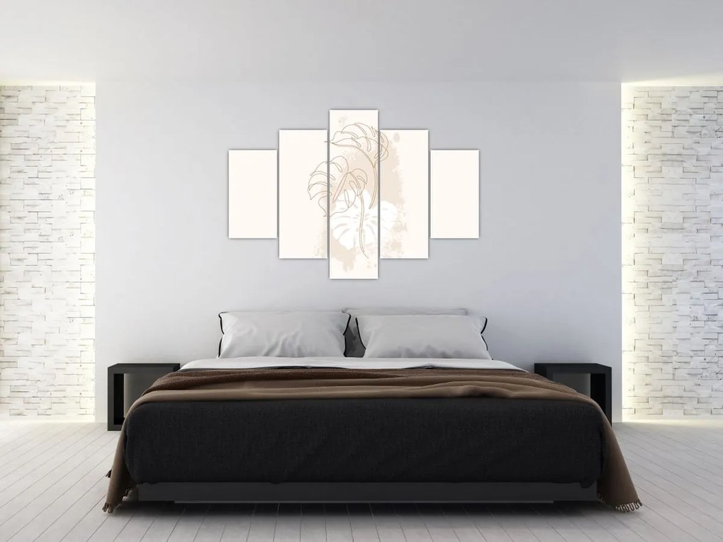 Tablou - Monstru de linie N⁰1 (150x105 cm)