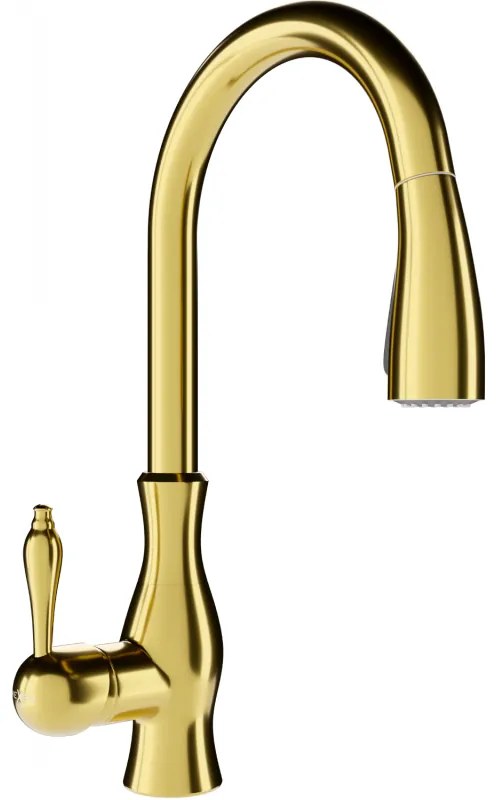 Mexen Savita baterie de bucătărie, Aurie - 672601-50