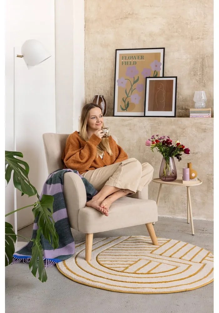 Fotoliu bej wing Noemye – Bonami Selection