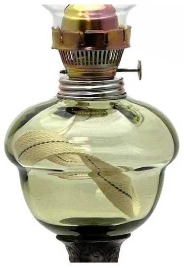 Lampă cu gaz lampant BARBORA 54 cm verde-pădure