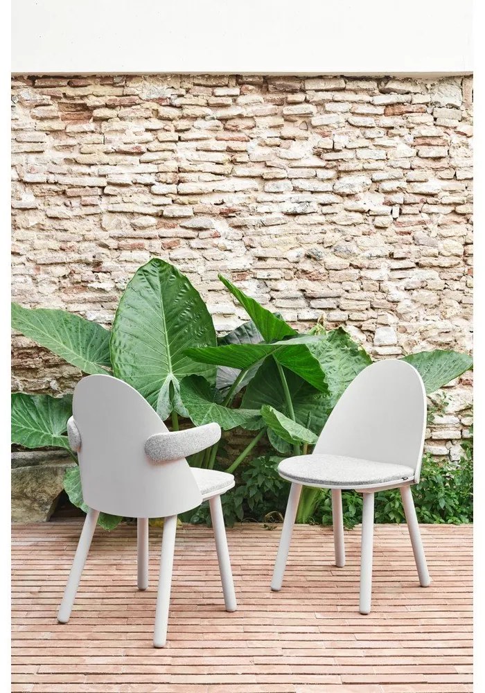 Scaun cu cotiere Teulat Uma, gri