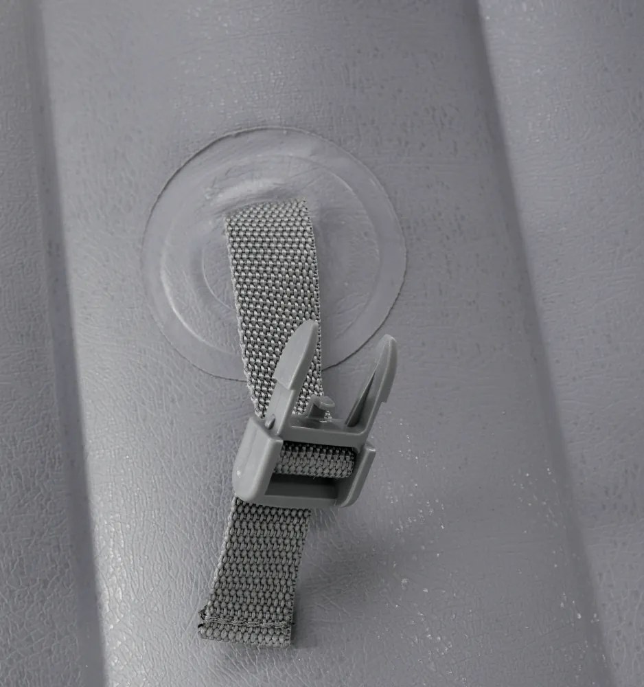 Cada cu hidromasaj gonflabil, gri/alb, 4-6 pers., 1000 l, KAMINO NEW TYP 2