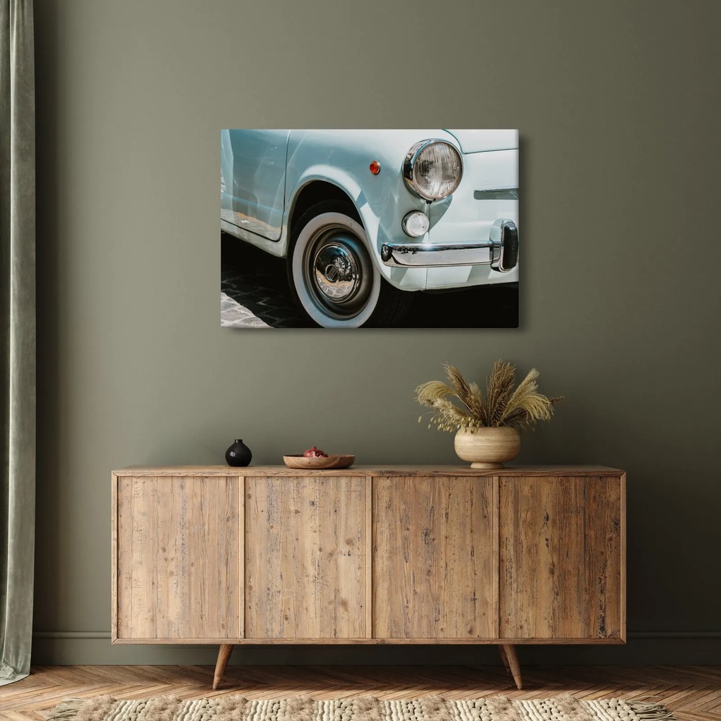 Tablou - mașina retro Fiat (90x60 cm)