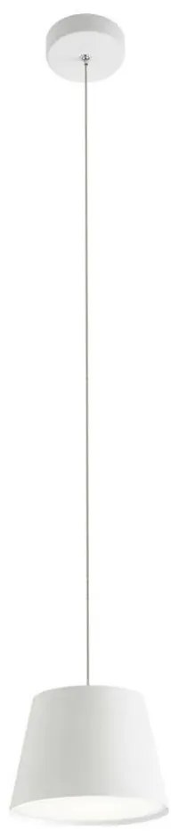 Redo 01-1495 - Lustră LED pe cablu LOLLI, 6W, 230V, Ø 14 cm, albă