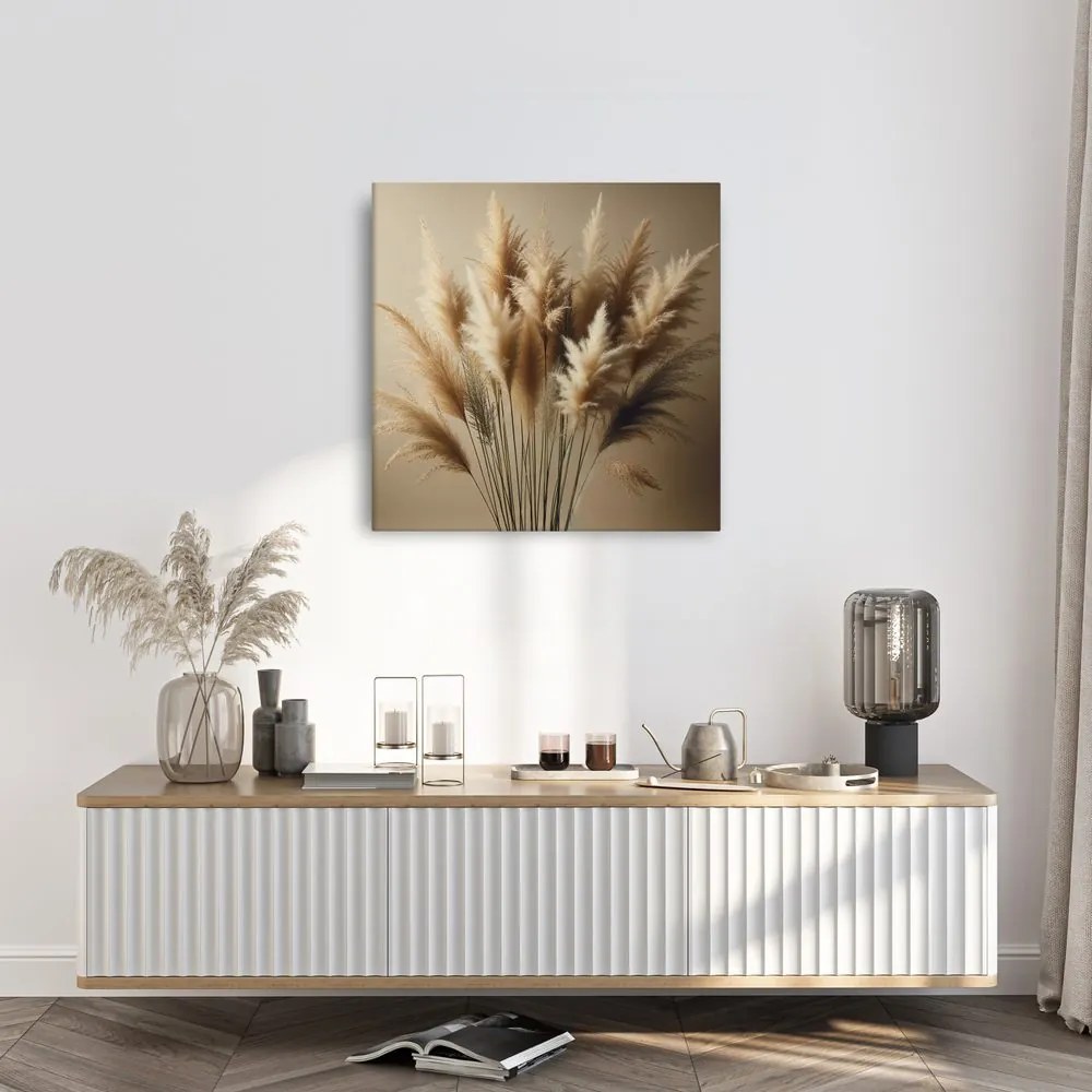 Tablou fire delicate de iarbă pampas