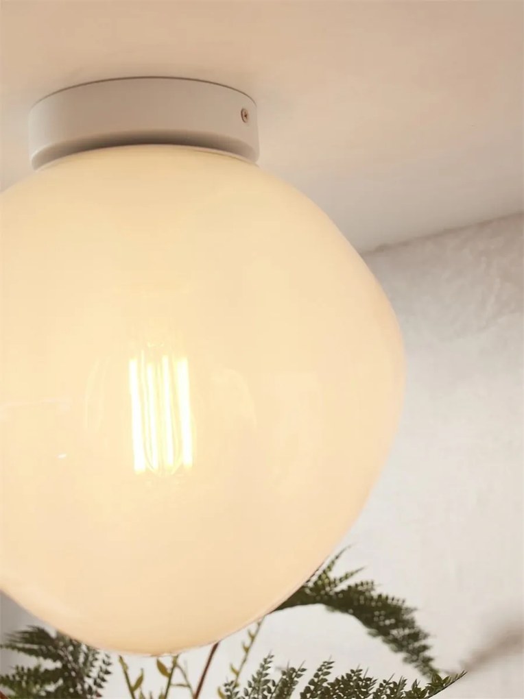 Plafoniera moderna design decorativ Helsinki boulder alba