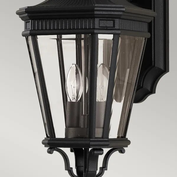 Aplică de exterior COTSWOLD LANE 2xE14/60W/230V IP44 neagră Feiss