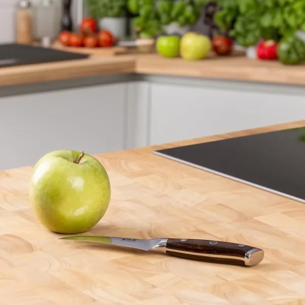 Gudaro - Cuțit pentru fructe din oțel Damasc FENG 3,5, 67 de straturi de oțel damasc, lungime 9,5cm