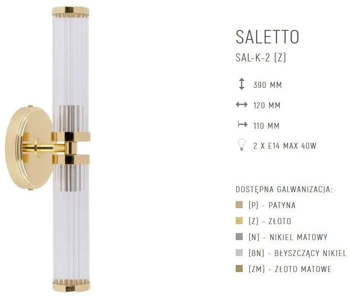 Aplica de perete deosebita design LUX realizat manual SALETTO
