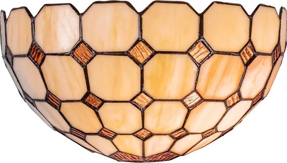 Brilagi - Aplica de perete Tiffany cu vitralii DORAN 1xE14/40W/230V