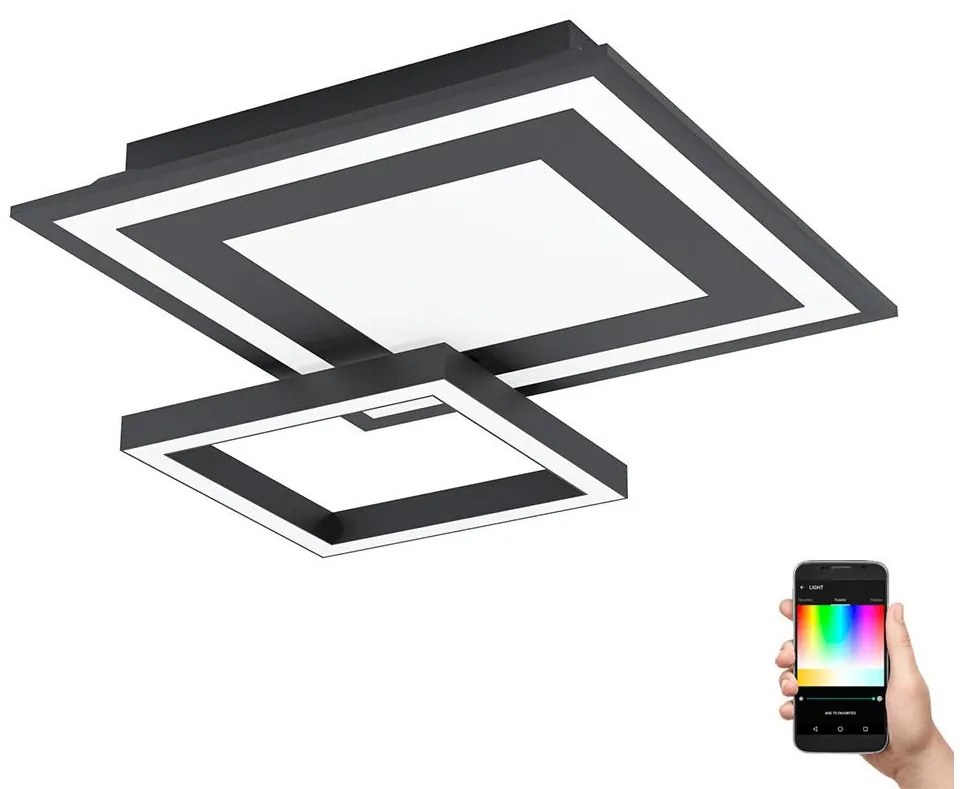 Plafonieră LED RGBW dimabilă SALITERAS-Z LED/21,6W/230V Eglo 900025