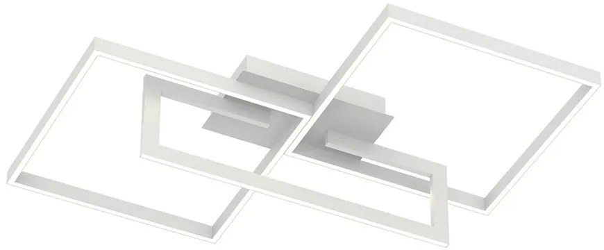 Plafoniera LED moderna design geometric MURAL alba