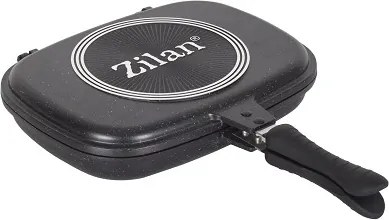 Tigaie dubla ZILAN ZLN9522,culoare negru Diametru 30 cm, garnitura silicon rezerva,