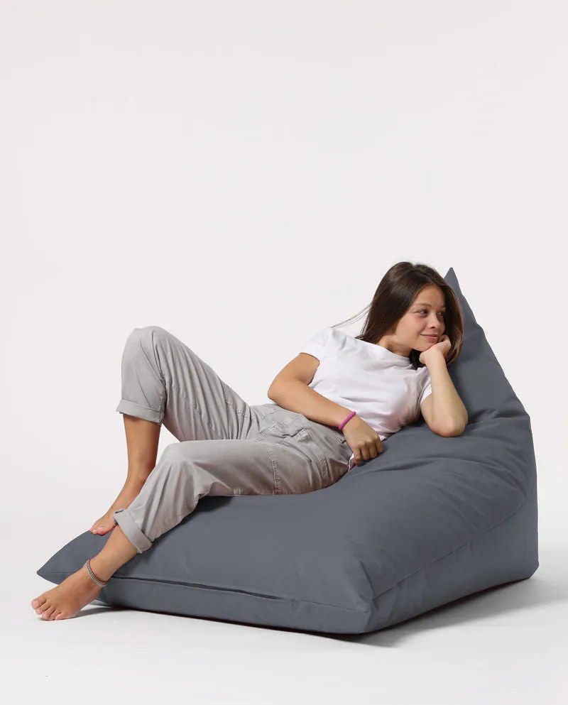 Fotoliu puf pentru grădină Pyramid Big Bed Pouf - Fume
