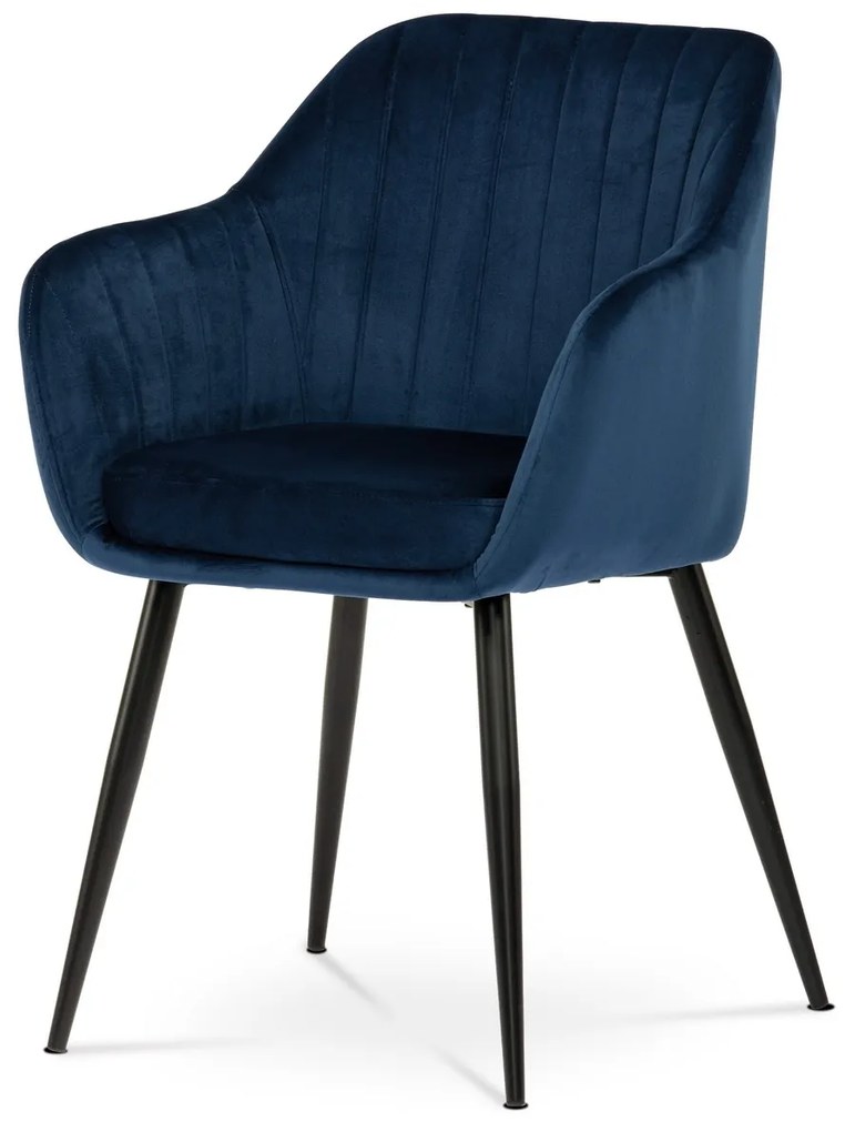 Set de scaune de sufragerie PIKA BLUE4, 2 buc