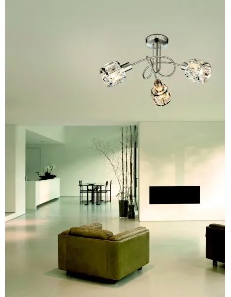 Globo 54356-3 - Lustră aplicată KRIS 3xE14/40W/230V