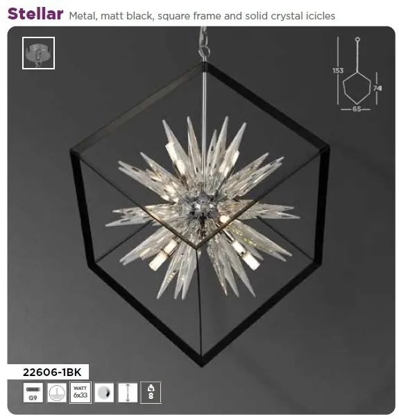 Lustra suspendata design modern Stellar 6L