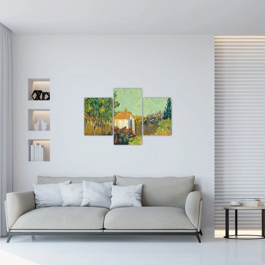 Tablou - Imitator of Vincent van Gogh, Landscape, reproducere (90x60 cm)