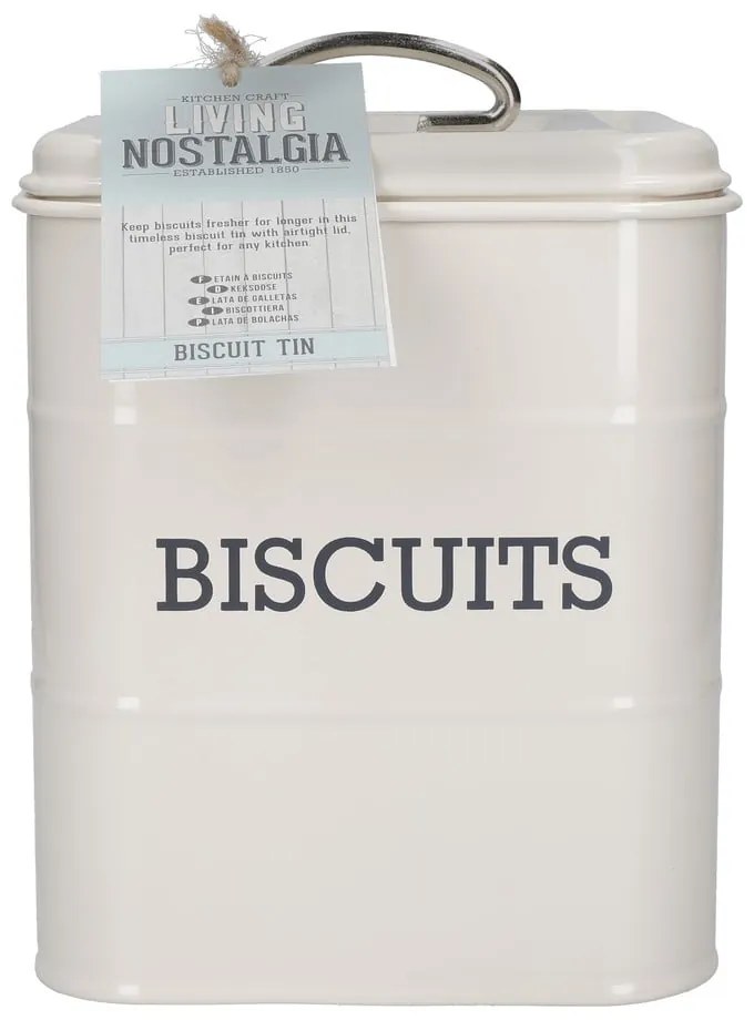 Recipient din oțel pentru biscuiți Living Nostalgia – Kitchen Craft