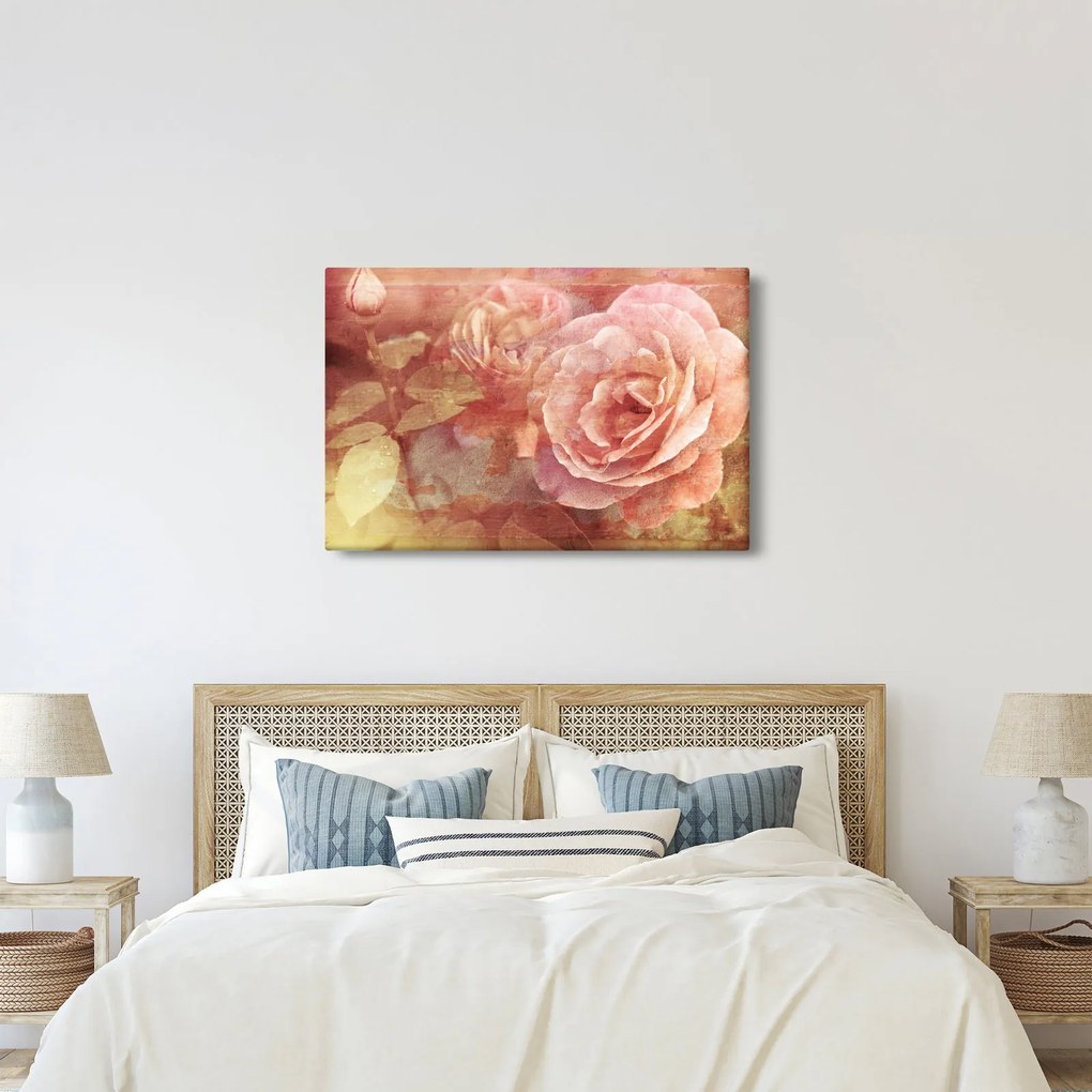 Tablou cu trandafir (90x60 cm)