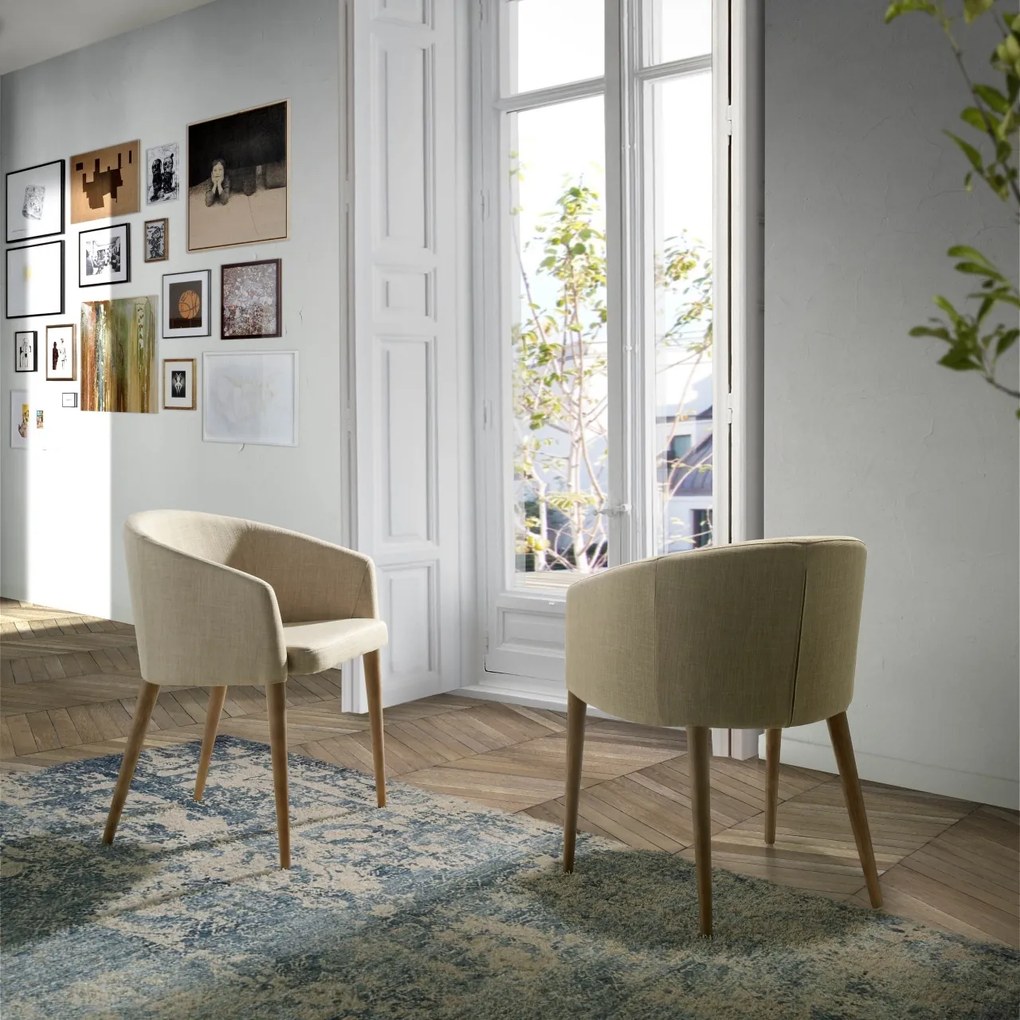 Scaun cu brate design italian Rosalya AC-DC685