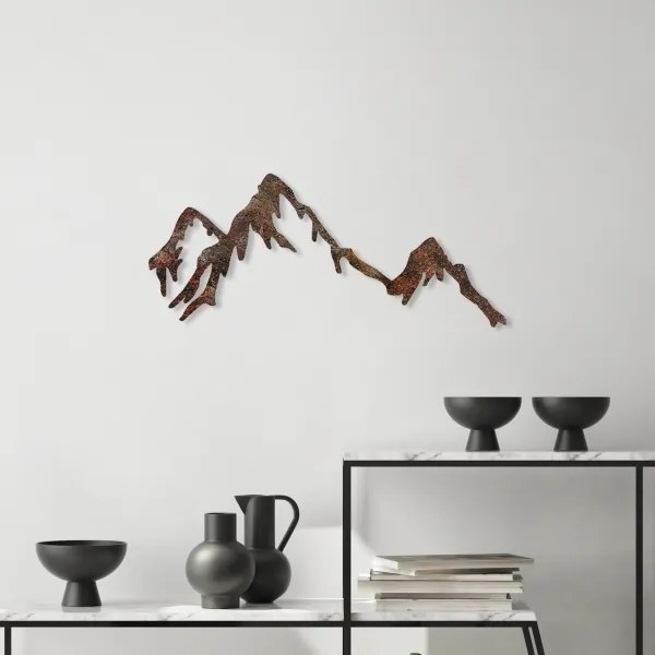 Decorațiune de perete 45x70 cm metal munte
