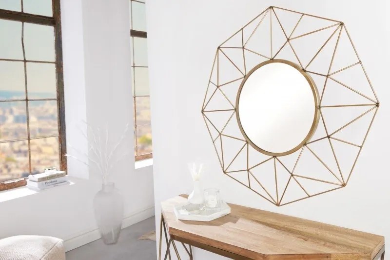 Oglinda de perete decorativa Diamond 80cm, alama
