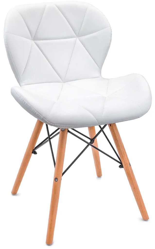Scaune de sufragerie 4buc din piele, Diamond