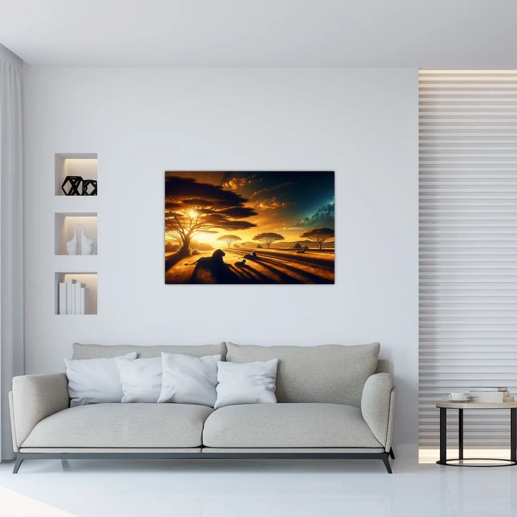 Tablou - Lei odihnindu-se (90x60 cm)