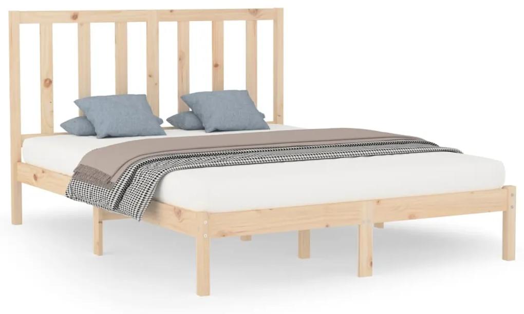 3106778 vidaXL Cadru de pat, 160x200 cm, lemn masiv