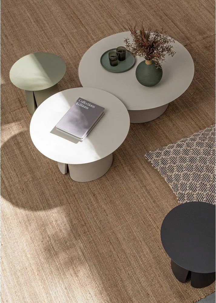 Măsuță de grădină rotundă din aluminiu ø 45 cm Bryan – Bizzotto