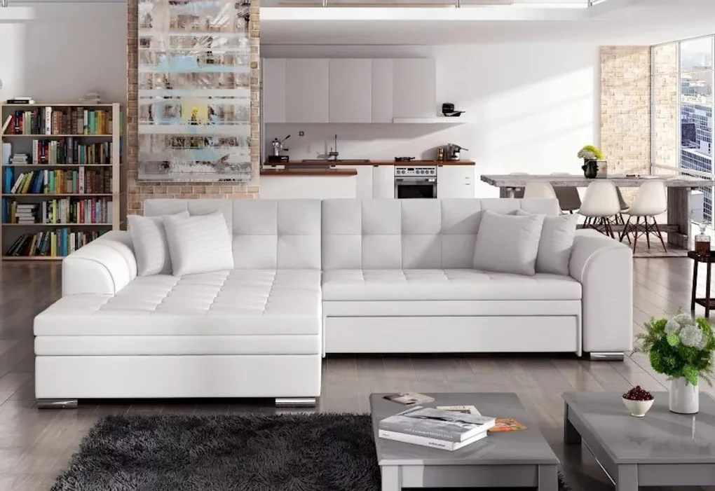 Supermobel Colțar extensibil SORENTO, 294x80x196, inari23/soft33, dreapta
