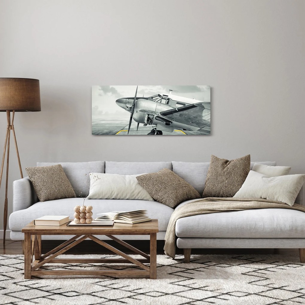 Tablou - Avion (120x50 cm)