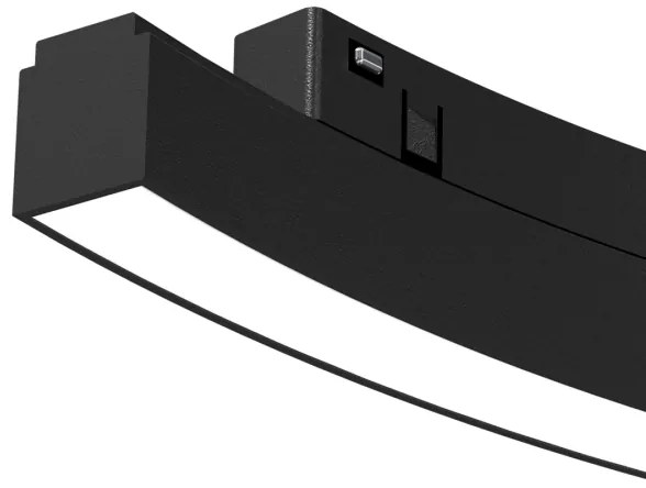Corp de iluminat LED pentru sistem pe șină MAGNETIC TRACK LED/10W/48V 3000K negru