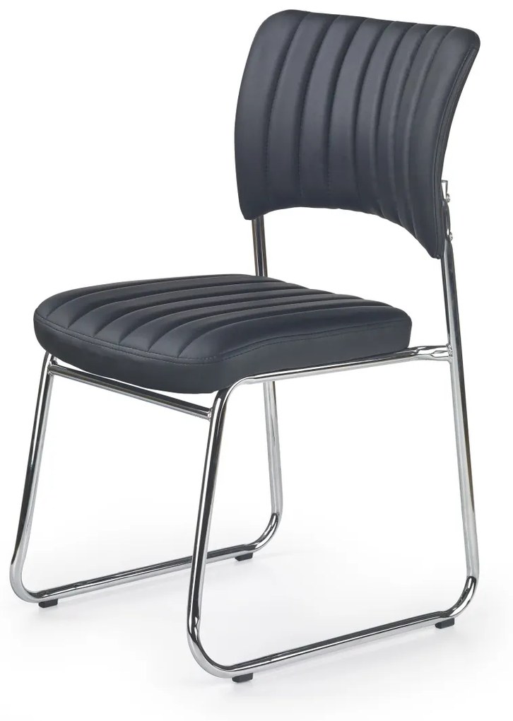 Scaun tapitat Rapid negru