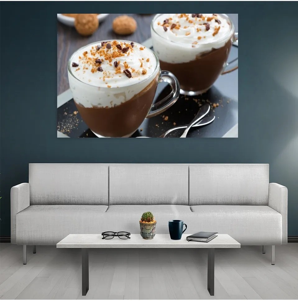 Tablou canvas Cappuccino 120x80 cm
