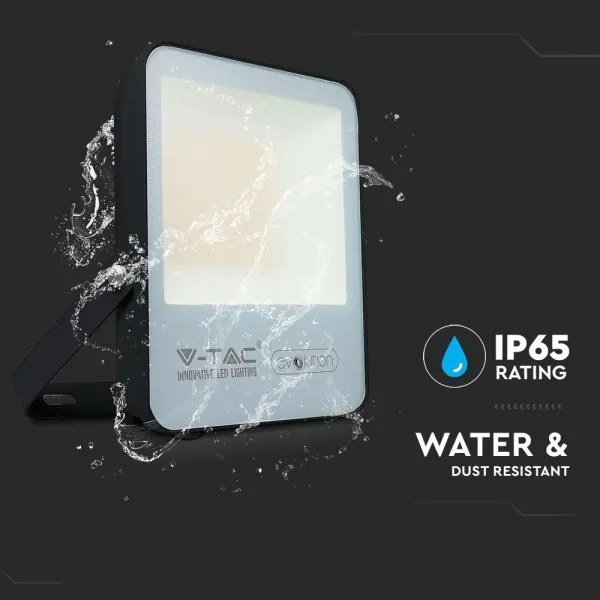 Proiector LED/30W/230V 6400K IP65 negru