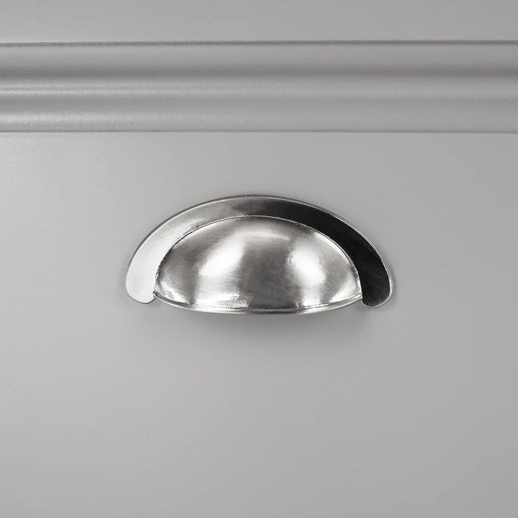 Pantofar, 3 usi compartimente duble, gri, mdf gri