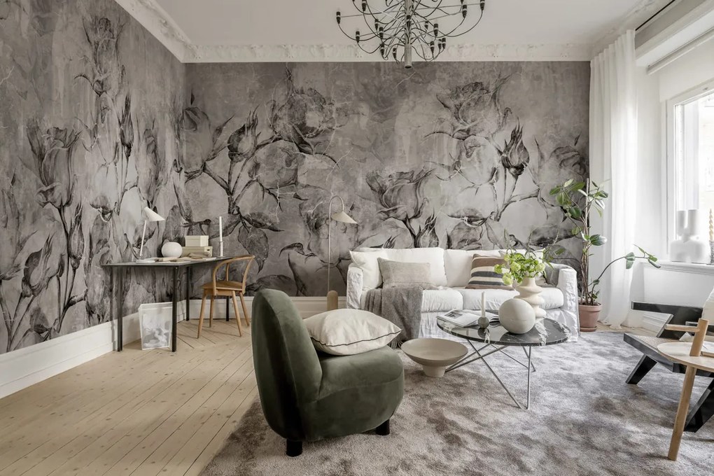 Fototapet, Vintage Roses, Rebel Walls