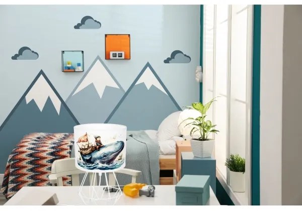 Veioză pentru copii OCEAN 1xE27/60W/230V