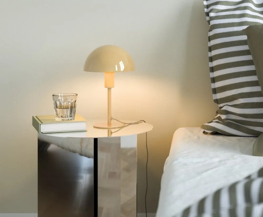 Veioza, lampa de masa design minimalist scandinav Ellen Mini Yellow