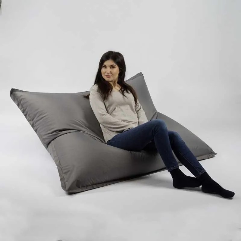 Fotoliu tip Perna Magic Pillow, Material impermeabil - Grey