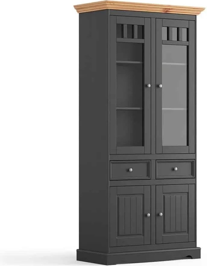 Set lemn masiv Living Linea Grafit