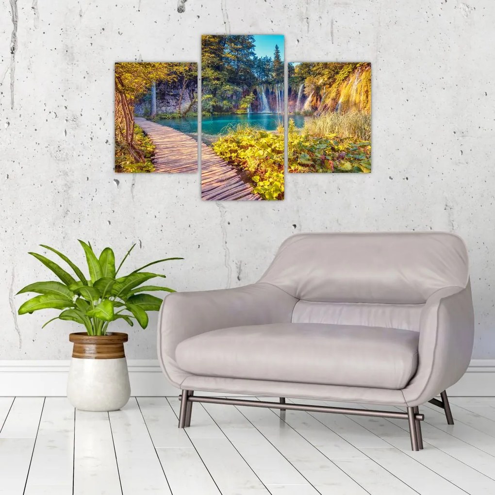 Tablou - Lacurile Plitvice, Croația (90x60 cm)