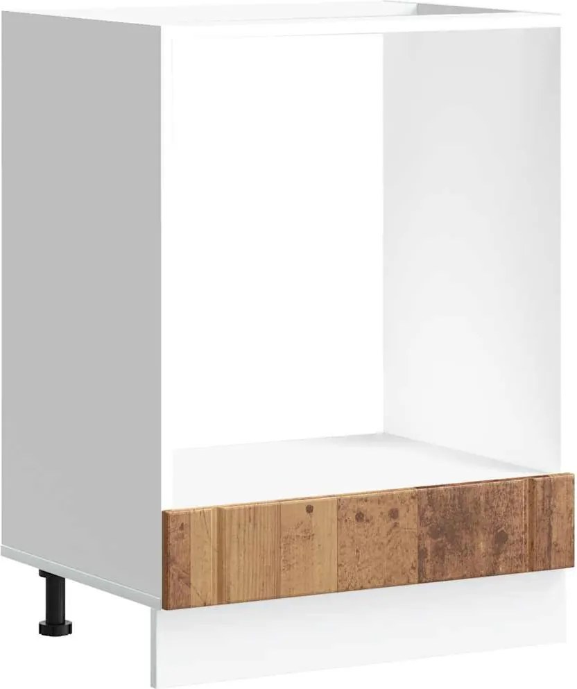 vidaXL Dulap pentru cuptor „Lucca” Lemn vechi, lemn de inginerie