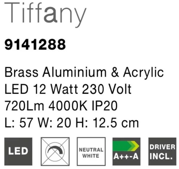 Aplica LED directionabila pentru oglinda / tablou Tiffany NVL-9141288
