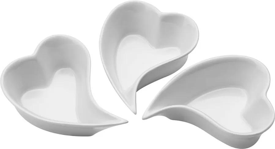 Set 3 boluri servire Premier Housewares Heart Shape