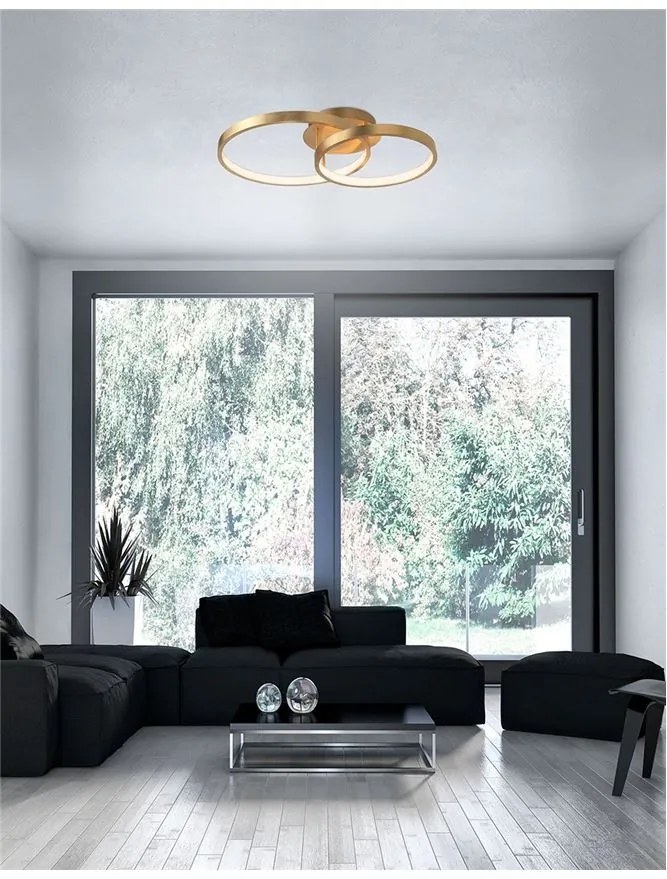 Lustra moderna aplicata, LED Leon