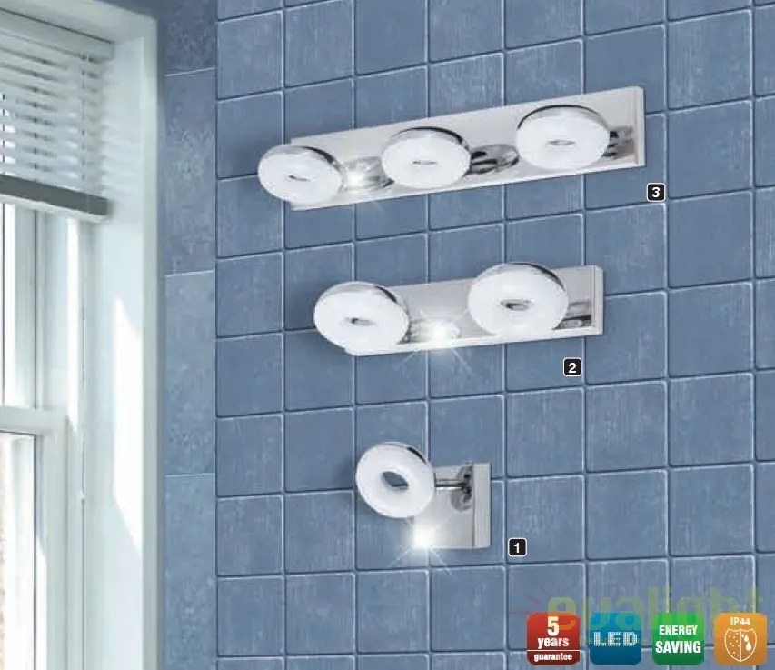 Aplica de perete LED pentru baie cu protectie IP44 Beata I 5716 RX