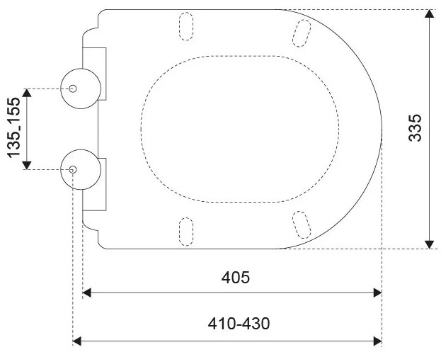 Makalu soft-close wc ülőke